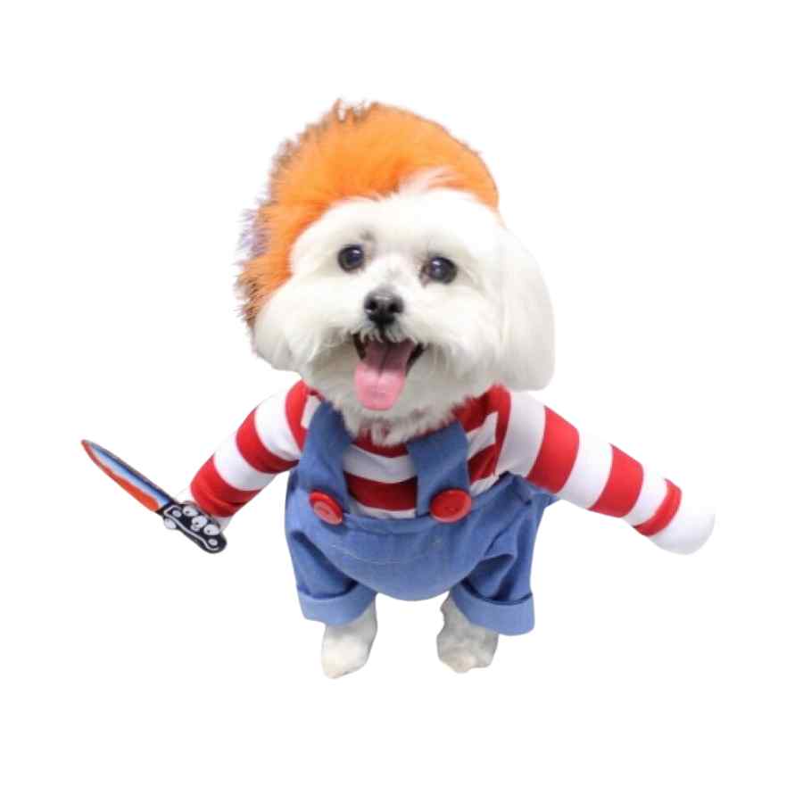 Happy Pups Disfraz Chucky Talla 4, , large image number null